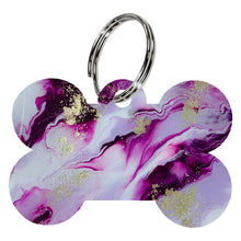 Cargar imagen en el visor de la galería, LAVANDA MARBLE PET TAG
